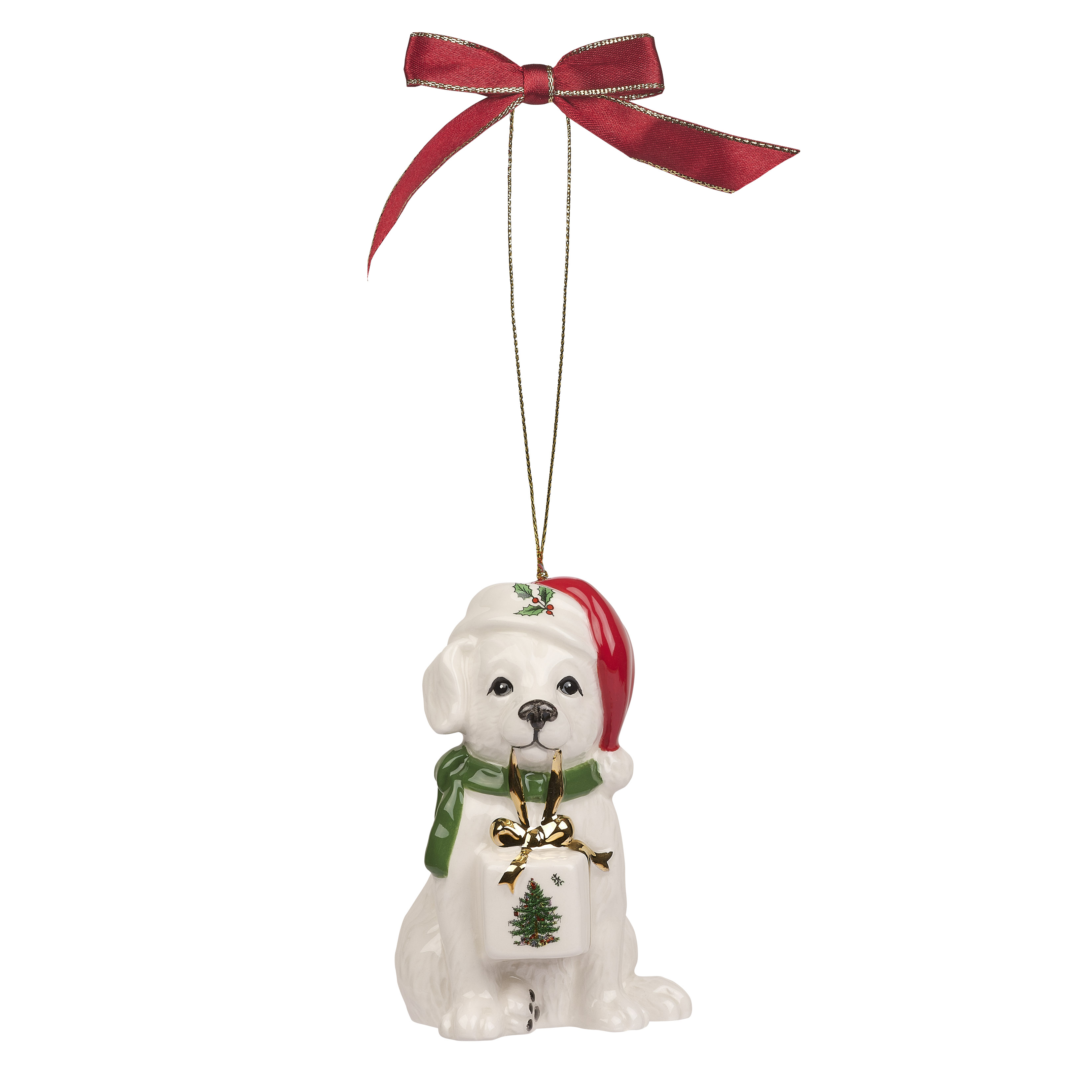 Christmas Tree Dog Ornament image number null